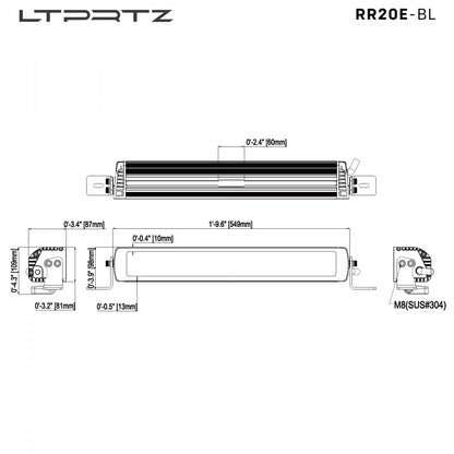 20" Fernscheinwerfer Lightbar REAPER ECE Backlight