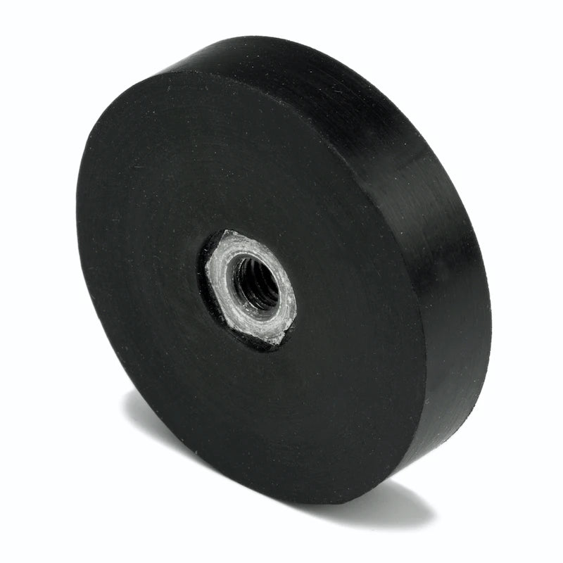 Magnetsystem Ø 45 mm schwarz gummiert