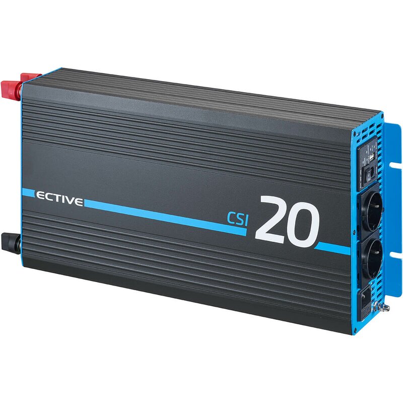 ECTIVE CSI 20 (CSI202) 12V Sinus Charger-Inverter 2000W/12V Sinus-Wechselrichter mit Ladegerät und NVS