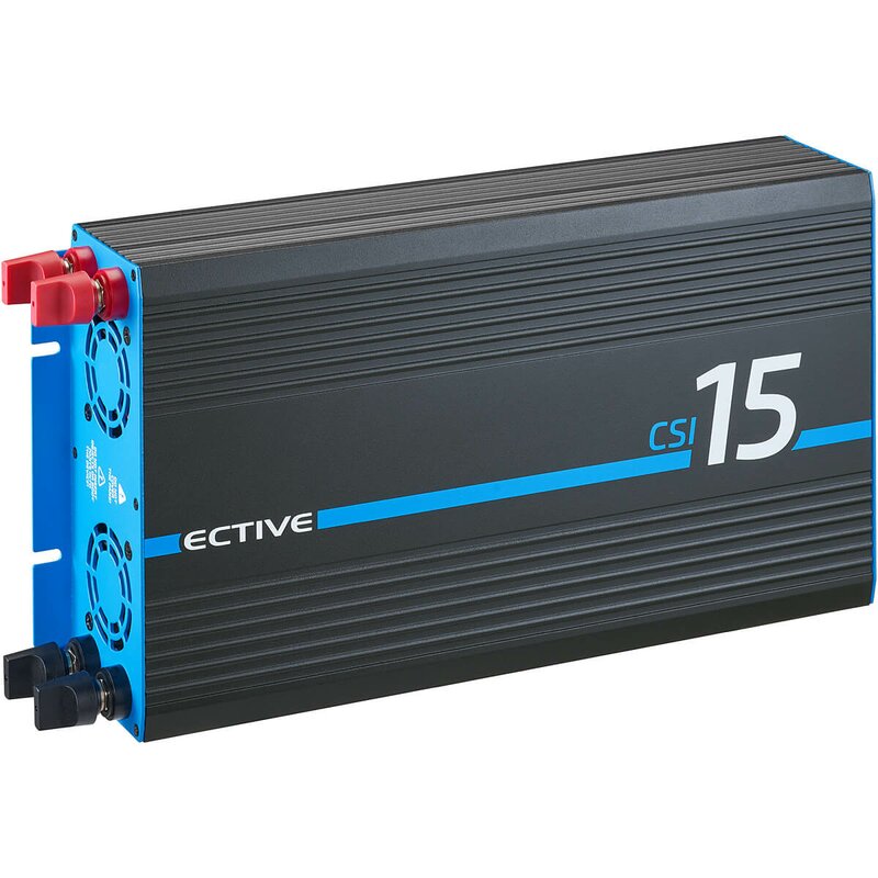 ECTIVE CSI 15 (CSI152) 12V Sinus Charger-Inverter 1500W/12V Sinus-Wechselrichter mit Ladegerät und NVS