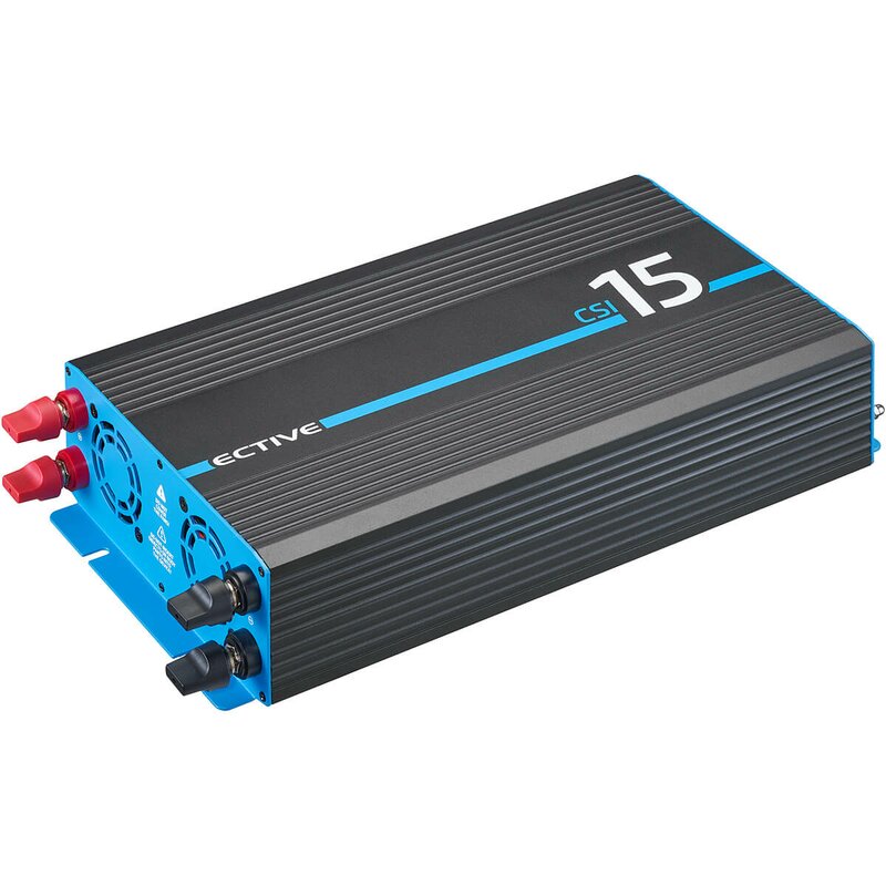 ECTIVE CSI 15 (CSI152) 12V Sinus Charger-Inverter 1500W/12V Sinus-Wechselrichter mit Ladegerät und NVS