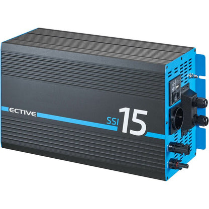 ECTIVE SSI 15 4in1 Sinus-Inverter 1500W/12V Sinus-Wechselrichter mit MPPT-Solarladeregler, Ladegerät und NVS