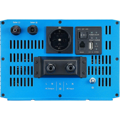 ECTIVE SSI 15 4in1 Sinus-Inverter 1500W/12V Sinus-Wechselrichter mit MPPT-Solarladeregler, Ladegerät und NVS