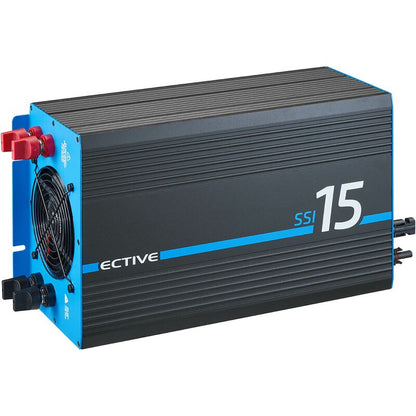 ECTIVE SSI154 4in1 Sinus-Inverter 1500W/24V Sinus-Wechselrichter mit MPPT-Solarladeregler, Ladegerät und NVS