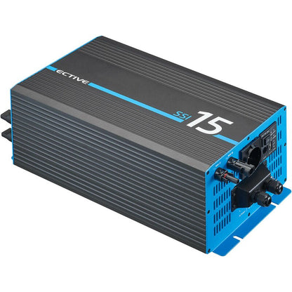 ECTIVE SSI154 4in1 Sinus-Inverter 1500W/24V Sinus-Wechselrichter mit MPPT-Solarladeregler, Ladegerät und NVS