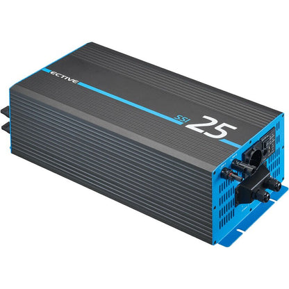 ECTIVE SSI 25 (SSI252) 12V 4in1 Sinus-Inverter 2500W/12V Sinus-Wechselrichter mit MPPT-Solarladeregler, Ladegerät und NVS