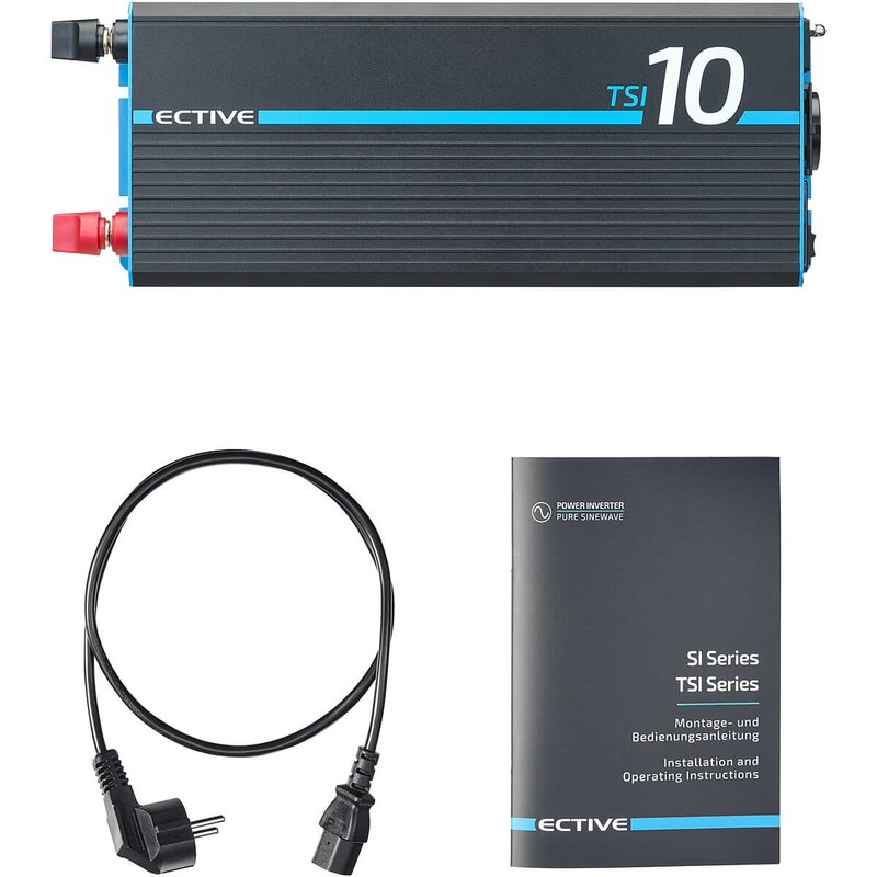 ECTIVE TSI 10 1000W/12V Sinus-Wechselrichter mit NVS- und USV-Funktion