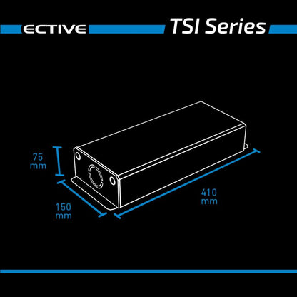 ECTIVE TSI 10 1000W/12V Sinus-Wechselrichter mit NVS- und USV-Funktion