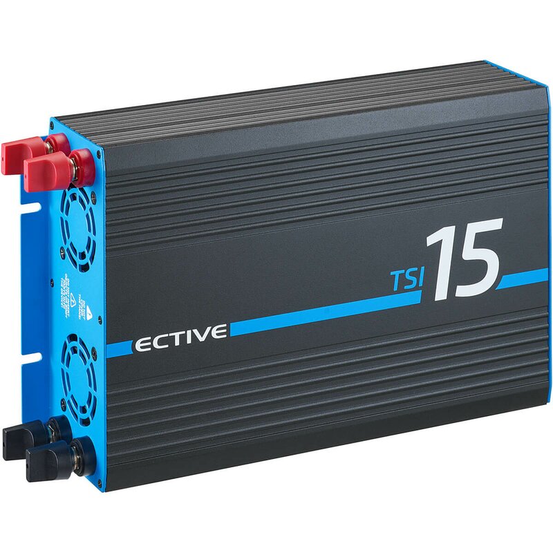 ECTIVE TSI15 (TSI152) 12V Sinus-Inverter 1500W/12V Sinus-Wechselrichter mit NVS