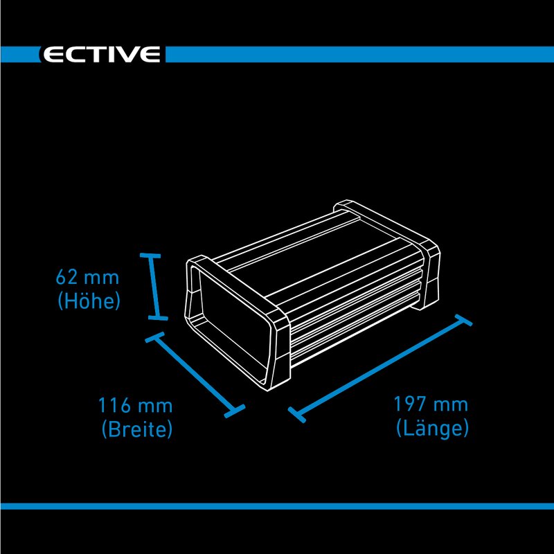 ECTIVE Multiload 5 LFP 5A/12V 8-Stufen Lithium-Batterieladegerät