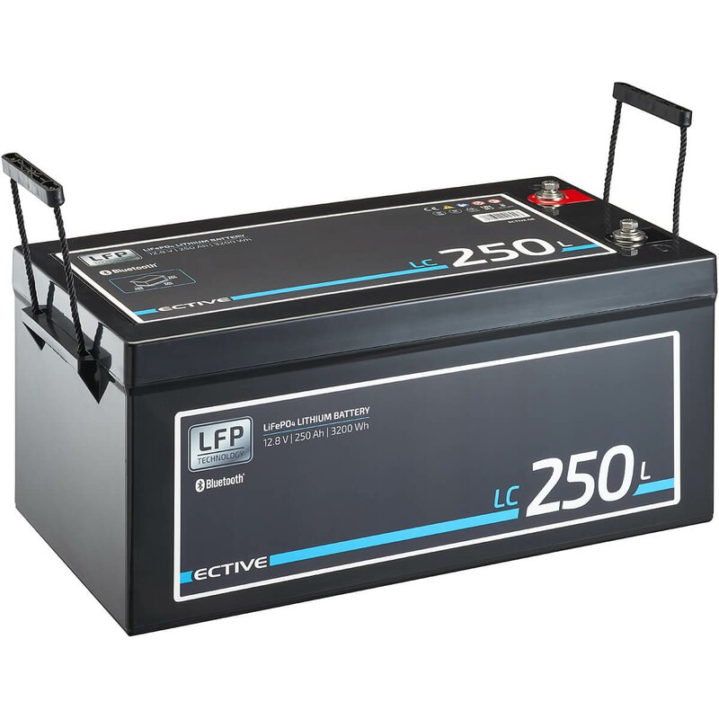 ECTIVE LC 250L BT 12V LiFePO4 Lithium Versorgungsbatterie 250 Ah