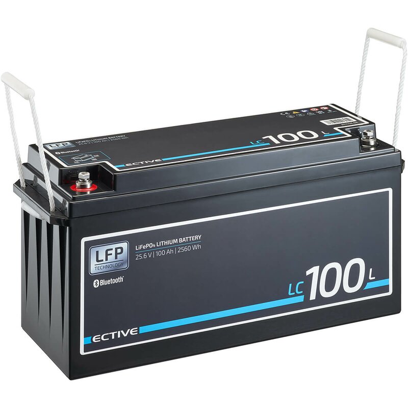 ECTIVE LC 100L BT 24V LiFePO4 Lithium Versorgungsbatterie 100 Ah