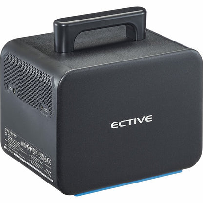 ECTIVE BlackBox 5 Powerstation 500W 512Wh Reine Sinuswelle 230V LiFePO4-Lithiumbatterie 20Ah 25,6V