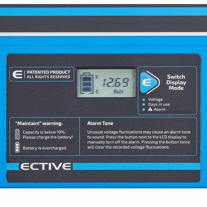 ECTIVE DC 65S AGM Deep Cycle mit LCD-Anzeige 65Ah Versorgungsbatterie