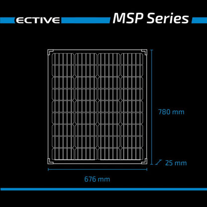 ECTIVE MSP 100 Black Monokristallines Solarmodul 100W