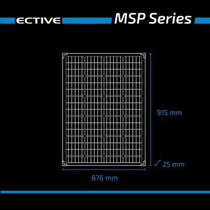 ECTIVE MSP 120 Black Monokristallines Solarmodul 120W