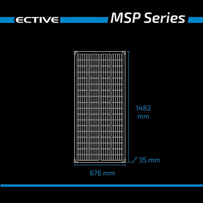 ECTIVE MSP 190s Black Monokristallines Solarmodul 190W