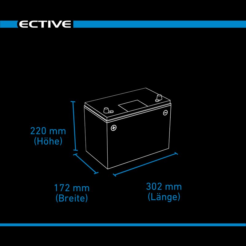 ECTIVE SC 100 WET Semi Cycle Versorgungsbatterie 100Ah (M27)