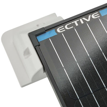 ECTIVE 7-teiliges langes Befestigungs-Komplettset für Solarinstallation (weiß)