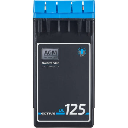 ECTIVE DC 125 AGM Slim 12V Versorgungsbatterie 125Ah