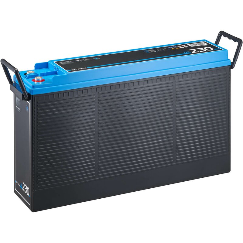 ECTIVE DC 230 AGM Slim 12V Versorgungsbatterie 230Ah