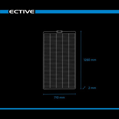 ECTIVE SSP 180 Flex Black flexibles Schindel Monokristallin Solarmodul 180W