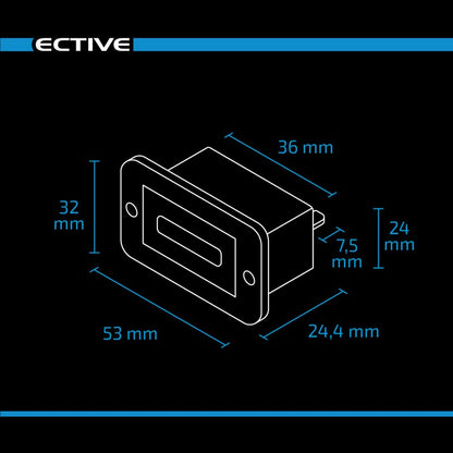 LED Batterieladestandsanzeige 12/24V