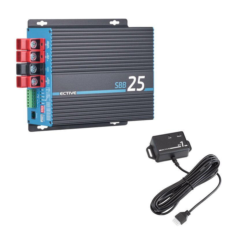 ECTIVE SBB 25 12V auf 24V Ladebooster mit MPPT-Laderegler 25A