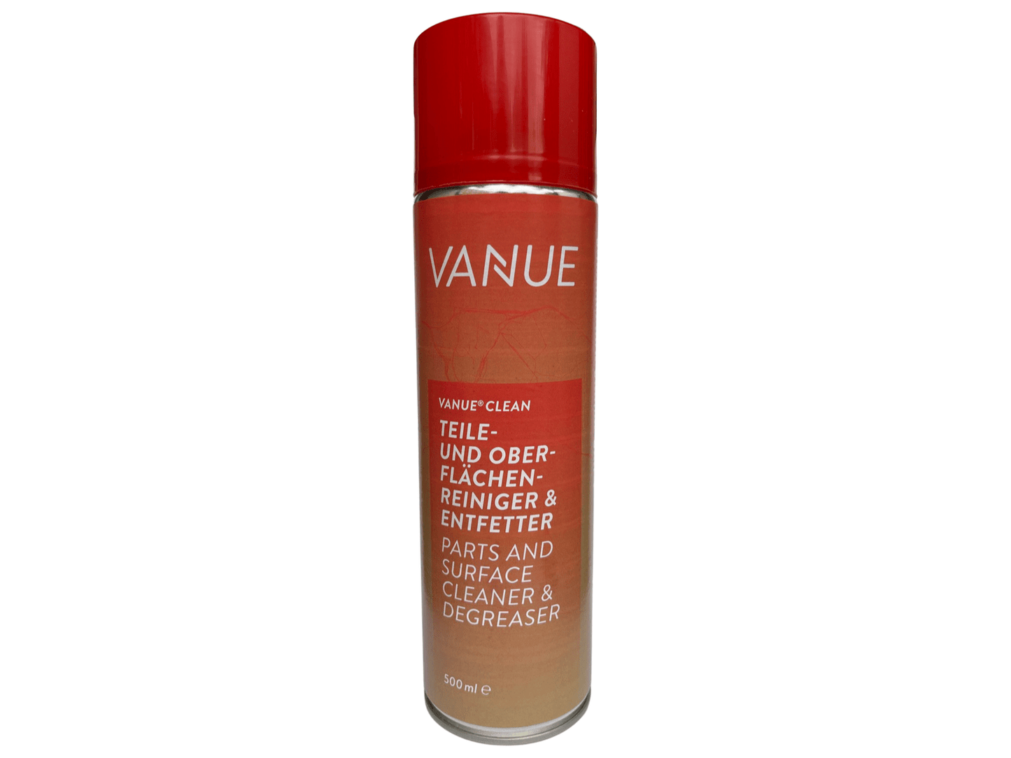 VANUE® CLEAN TEILE- UND OBERFLÄCHENREINIGER + ENTFETTER 500 ml